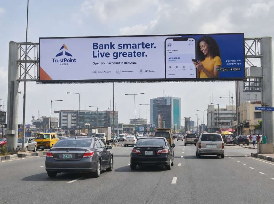 Gantry billboards